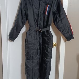 Vintage Rothco Black Quilted Outdoor Apparel Snow Mobile SKI